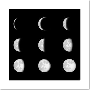 Moon Phases Posters and Art